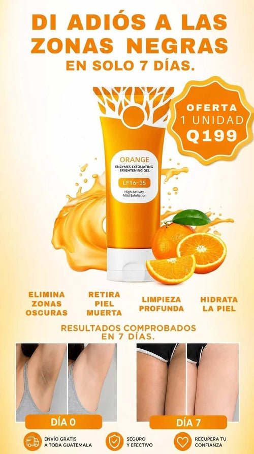 GEL EXFOLIANTE ENZIMÁTICO DE NARANJA